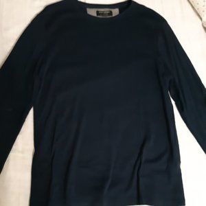 Blue long sleeve tee